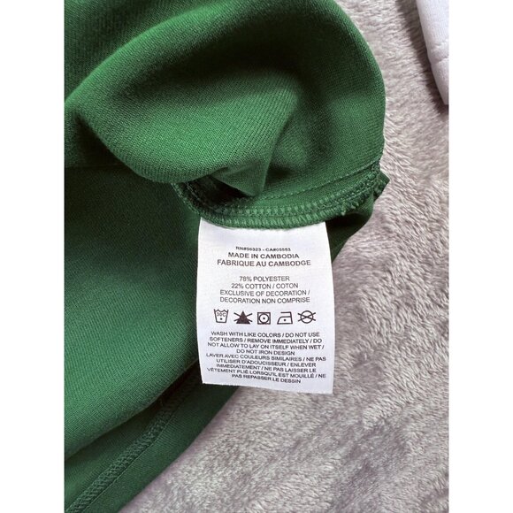 Nike Dri-FIT Quarter Zip Pullover Mens Medium Green White Long Sleeve FJ9549-341 - Picture 6 of 13